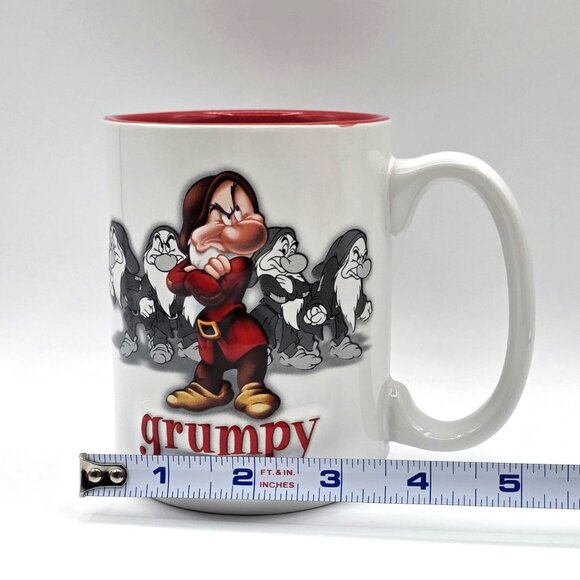 GRUMPY 16 oz Disney Parks Walt Disney World 3D Ceramic Coffee Mug Cup  AUTHENTIC - Picture 8 of 10
